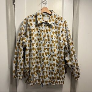 Tibi Flora Jacquard Oversized Bomber